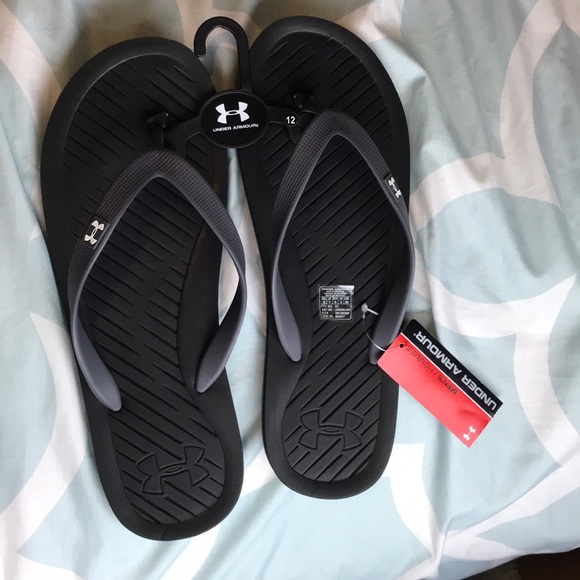 under armour men's atlantic dune flip flops